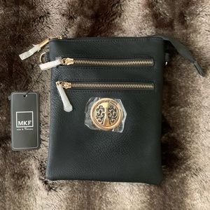 MKF Black Crossbody Bag